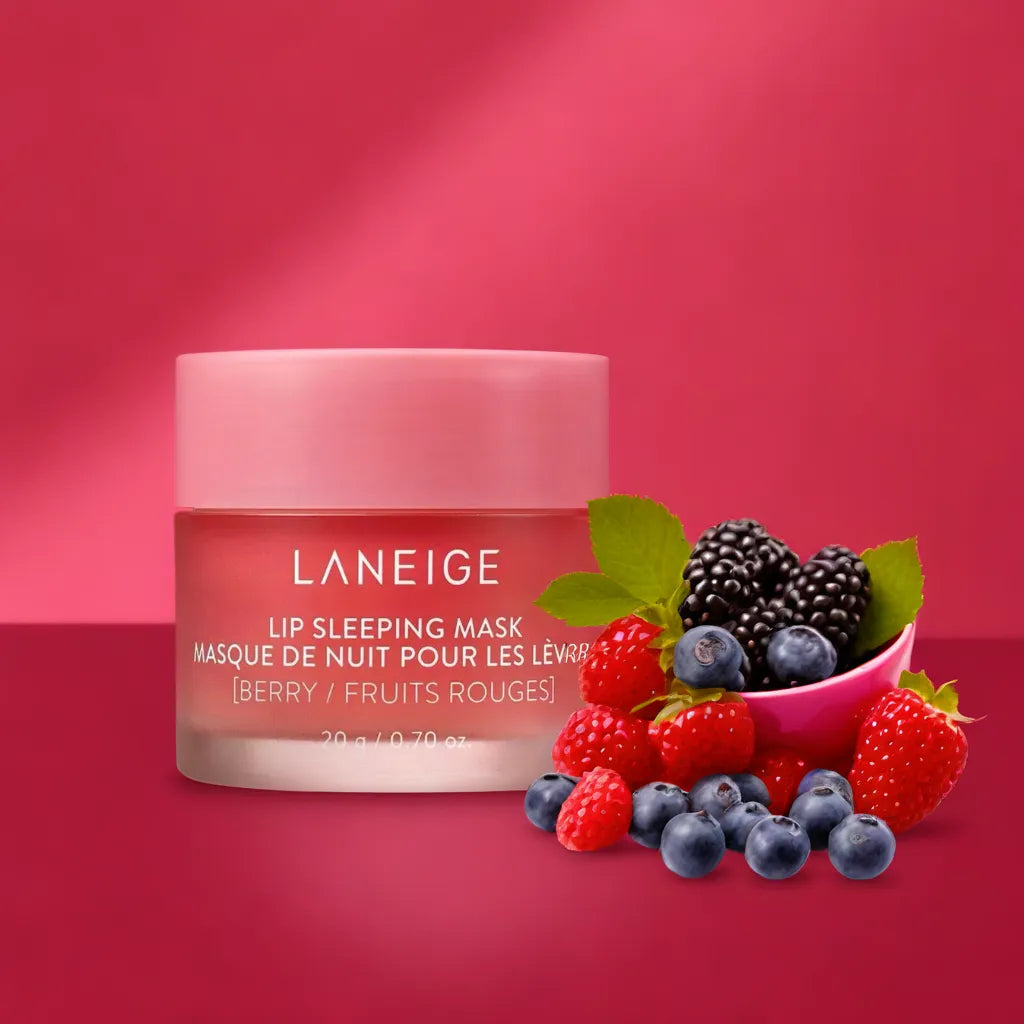 LANEIGE – Masque Lèvres de Nuit Fruits Rouges (20 g)
