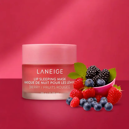 LANEIGE – Masque Lèvres de Nuit Fruits Rouges (20 g)